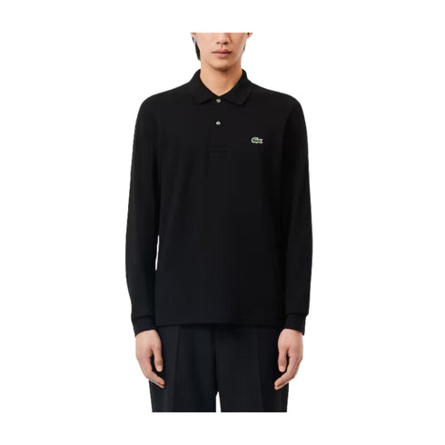 Lacoste Polo Polo Uomo L.12.12 a maniche lunghe Nero - Francavilla Moda